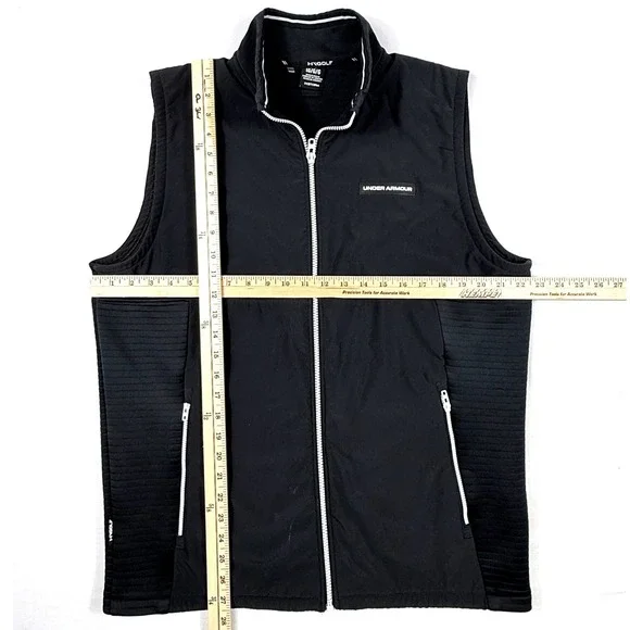 Under Armour Pro Storm Golf Vest Hybrid Black H2O Men's Size Large Drive - Picture 6 of 7